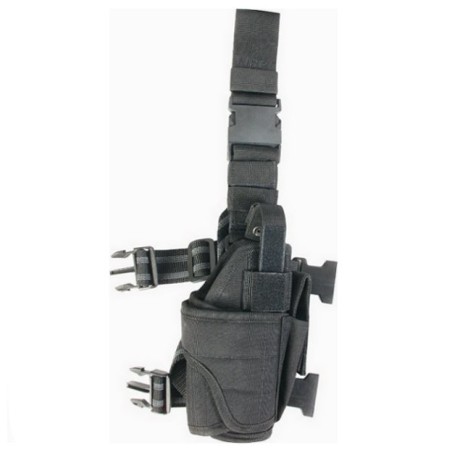 Holster de cuisse réglable Viper noir
