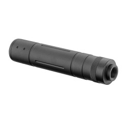 Silencieux universel 14mm noir 150mm