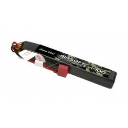 Batterie Lipo 2S 7.4V 1400mAh 25C 1 stick Genspow