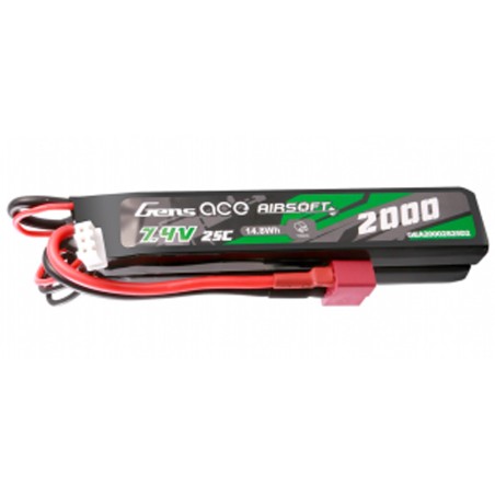 Batterie 7,4v 2000 mah T-dean