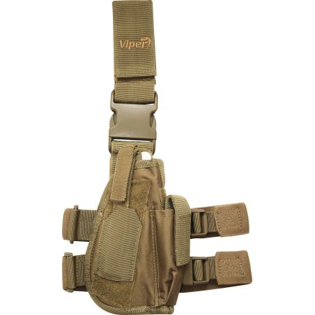 Holster de cuisse réglable Viper coyote