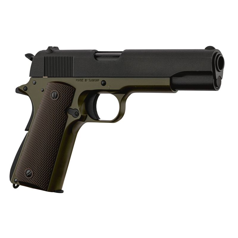 Réplique airsoft KJ Works 1911 gaz metal KJ Works 1911 - OD Green Réplique airsoft KJ Works 1911 gaz metal KJ Works 1911 - OD Green
