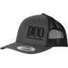 DUO MESH SNAPBACK CAP - CHARCOAL/BLACK
