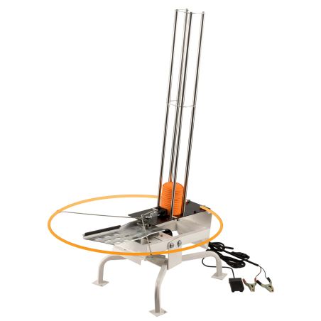 Lanceur de plateaux électrique (12 v) pour ball trap,