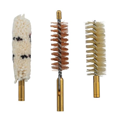 Lot de 3 brosses mixtes embout femelle, Cal. 54/58