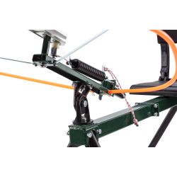 Lanceur de plateaux Ball Trap avec siège, Lanceur de Ball trap avec assise