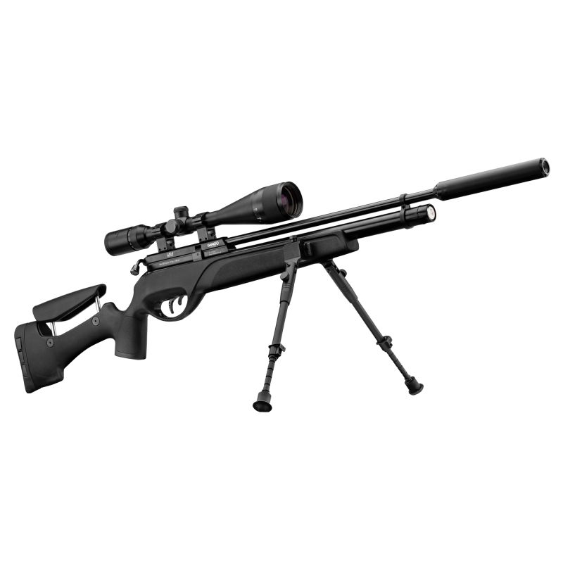 Gamo Pack HPA PCP +6-24x50 + Pompe + Flexible + silencieux + bipieds. cal. 5.5 mm 40 joules Gamo Pack HPA PCP +6-24x50 + Pompe + Flexible + silencieux + bipieds. cal. 5.5 mm 40 joules