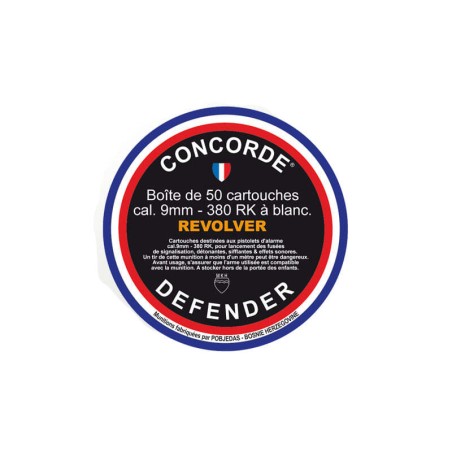 Boîte de 50 cartouches 9 mm à blanc RK bte de 50