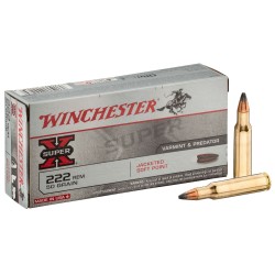 Winchester Cal. 222 REM 50gr Pointed soft point bte de 20