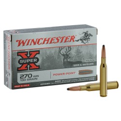 Winchester Cal. 270Win 130gr Power point bte de 20