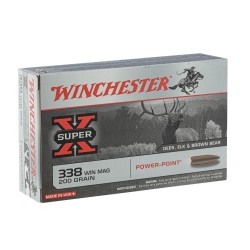 Winchester Cal. 338Win 200gr Power point bte de 20