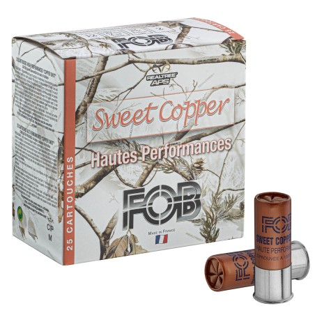 Cartouches Fob écologiques Sweet Copper - Cal. 12/70 N°2 bte de 25