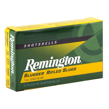 Cartouche Remington à balle slug - Cal. 12/70 bte de 5