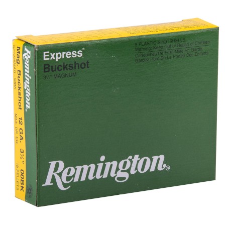 Cartouches Remington Suprême chevrotines Magnum - Cal. 12/76 10 grains bte de 5