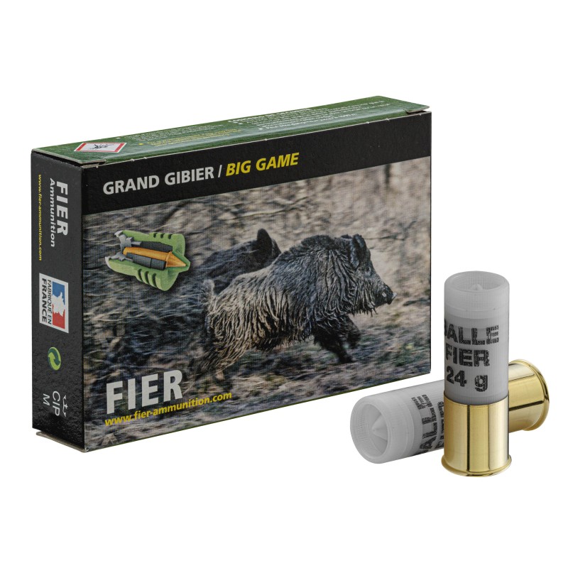 Cartouches Fier à balle Classic light 24 g - Cal.12/70 bte de 5 Cartouches Fier à balle Classic light 24 g - Cal.12/70 bte de 5