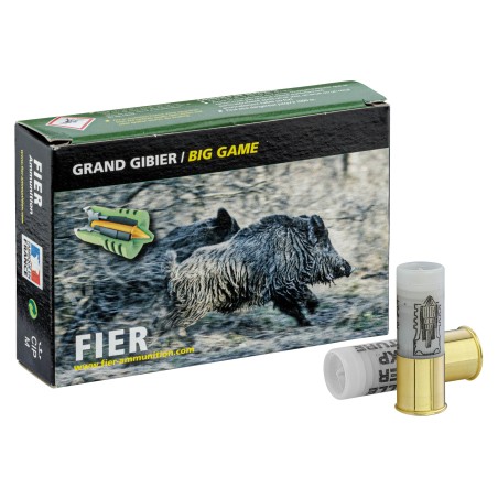 Cartouche Fier à balle Expansive 27,5 g - Cal.12/70 bte de 5