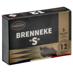 Cartouche Prevot à balle Brenneke ''S'' magnum - Cal. 12/76 bte de 5