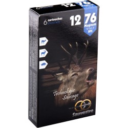 CartoucheSauvestre grand gibier Magnum - Cal. 12/76 bte de 6