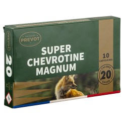 Cartouches Prevot chevrotines - Cal. 20/76 bte de 10