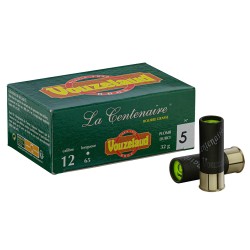 Cartouches Vouzelaud - La Centenaire tube plastique - Cal. 12/65 N°5 bte de 10