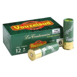 Cartouches Vouzelaud - La Centenaire tube carton - Cal. 12/65 N°5 bte de 10