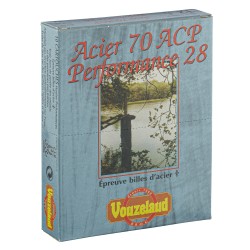 Cartouches Vouzelaud Acier 70 ACP Hautes performances - Cal. 12/70 N°3 bte de 10