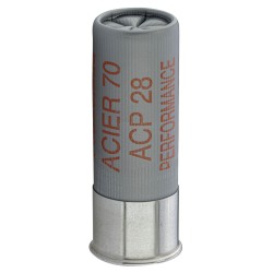 Cartouches Vouzelaud Acier 70 ACP Hautes performances - Cal. 12/70 N°3 bte de 10