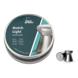 Plombs Match Light cal. 4,5 mm bte de 500