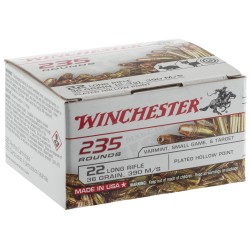 Munitions Super-X LHP Copper Plated cal. 22 LR bte de 235