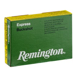 Cartouches Remington chevrotines - Cal. 20/70 bte de 5