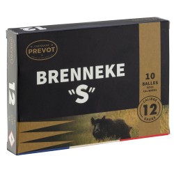 Cartouche Prevot à balle Brenneke-S - Cal. 12/70 bte de 10