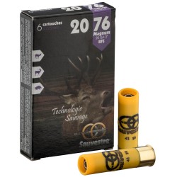 Sauvestre grand gibier Magnum - Cal. 20-76 bte de 6