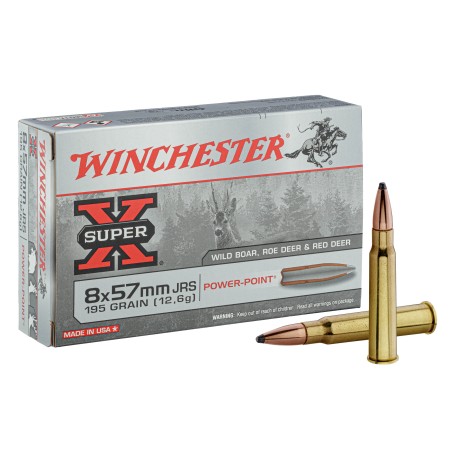 Winchesterr 8 x 57 JRS Power Point bte de 20