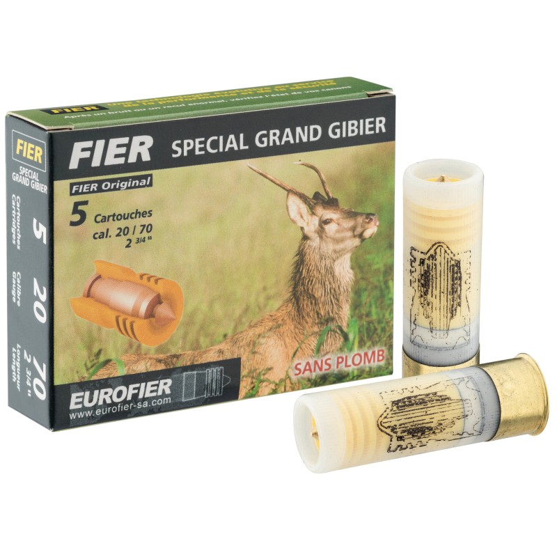 Cartouches Fier à balle Classic 20 g sans plomb - Cal. 20/70 Cartouches Fier à balle Classic 20 g sans plomb - Cal. 20/70