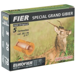Cartouches Fier à balle Classic  20 g sans plomb - Cal. 20/70