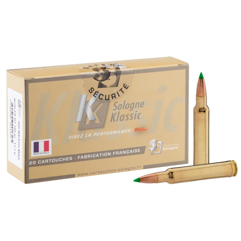 Balles à percussion centrale Sologne .300Weatherby Magnum Balles à percussion centrale Sologne .300Weatherby Magnum