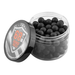 Cal. 68 -  Billes de Défense caoutchouc/métal - Boîte de 100 billes bte de 100