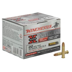 Munitions Super-X blindée cal. 22Win Magnum bte de 150