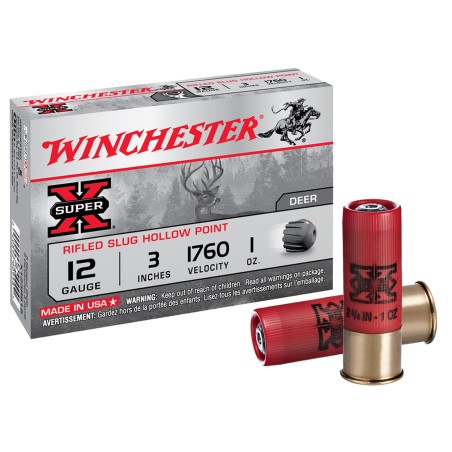 CartoucheWinchester SUPER-X - Cal 12/76 bte de 5