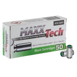 Boîte de 50 cartouches cal. 9 mm PAK à blanc bte de 50