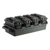 Set 4 caisses à munitions avec bac de transport
