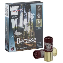 Cartouches Mary Arm Bécasse 38 BG- Cal. 12/70 N°8 bte de 10