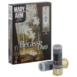 Cartouches Mary Arm Bécasse DUO 36g- Cal. 12/70 N°8 & 10 bte de 10