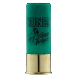 Cartouches TUNET,BLACK TEMPEST 32g acier 12/70 N°6 bte de 25