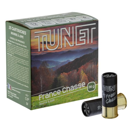 Cartouches TUNET France Chasse 12/70 N°5 bte de 25