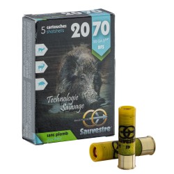 Sauvestre à balle grand gibier BFS sans plomb - Cal. 20/70 bte de 5