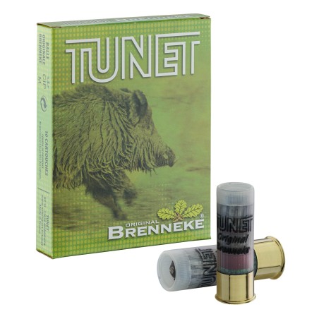 Cartouches TUNET Brenneke bourre grasse 16/67 bte de 10
