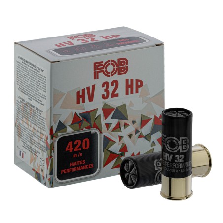 Cartouches Fob HV Acier haute performance - Cal. 12/70 N°4 bte de 25