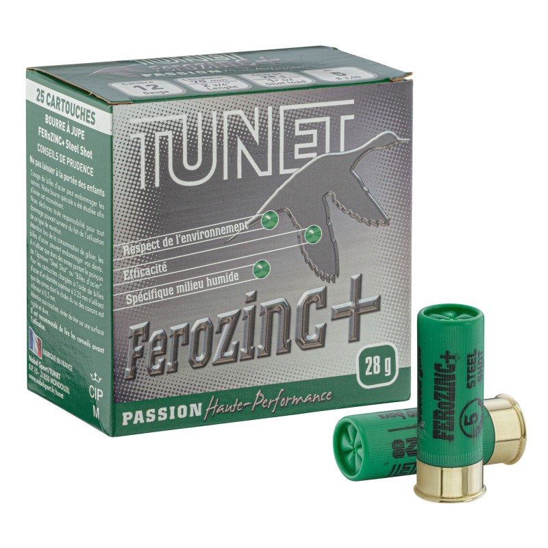 Cartouches TUNET PASSION acier 28g acier 12/70 N°5 bte de 25