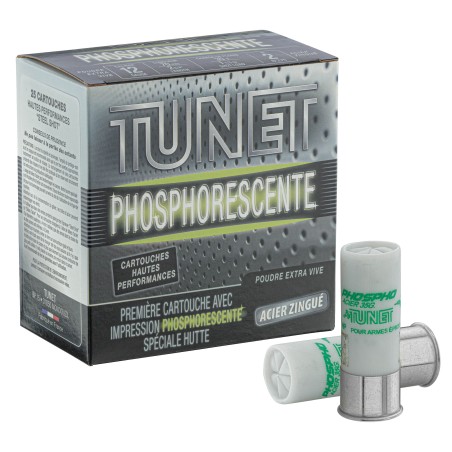 Cartouches Hautes Performances Niro phosphorescentes Acier/Zinc 12/70 35g N°2 bte de 25